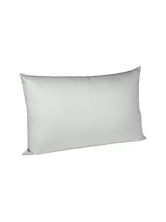 FLEURESSE | Satin-Kissenbezug "Royal Uni" 2-er 40x60cm (Schwarz) | silber